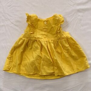 Gymboree Baby Girl Yellow Ruffle Dress - 3-6M